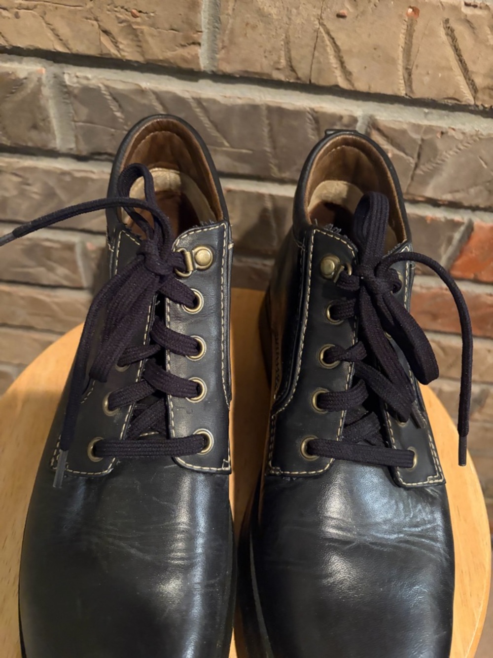 Timberland Black Leather Chukka Women's Boots Size 8.5 - Picture 7 of 11